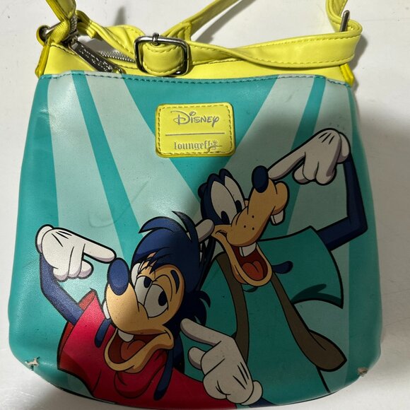 Loungefly Powerline Max and Goofy Crossbody - Picture 1 of 6